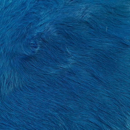 Kuhfell Teppich SKYLINE Blau