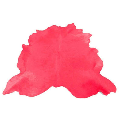 Kuhfell Teppich Rosa-Magenta