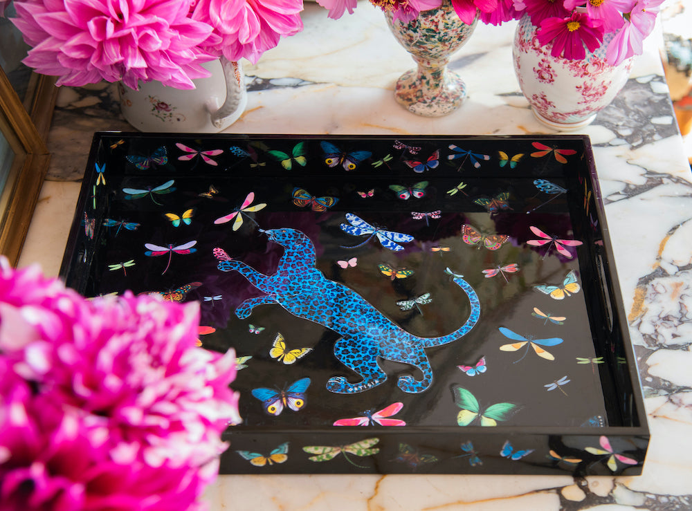Lacktablett DRAGONFLIES