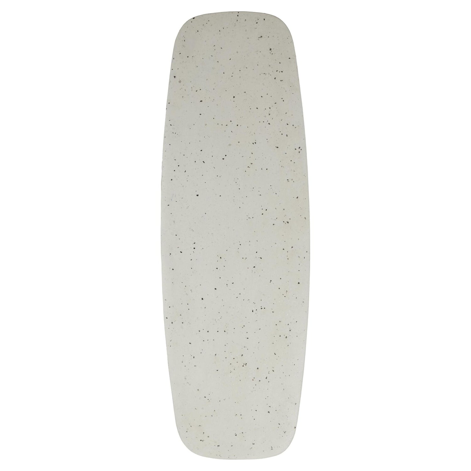 Weißer Tisch mit architektonischer Silhouette