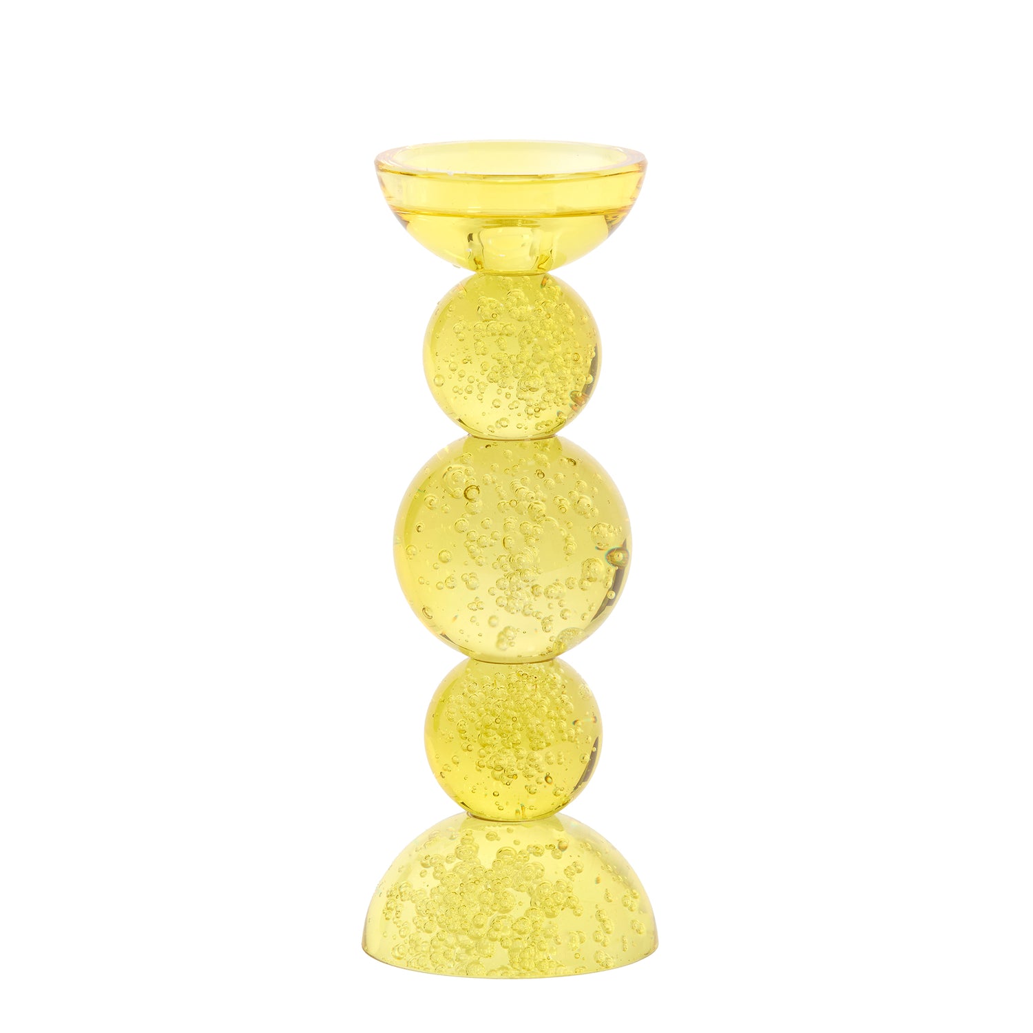 Kerzenhalter ITINGA gelb von Light &amp;amp; Living 
