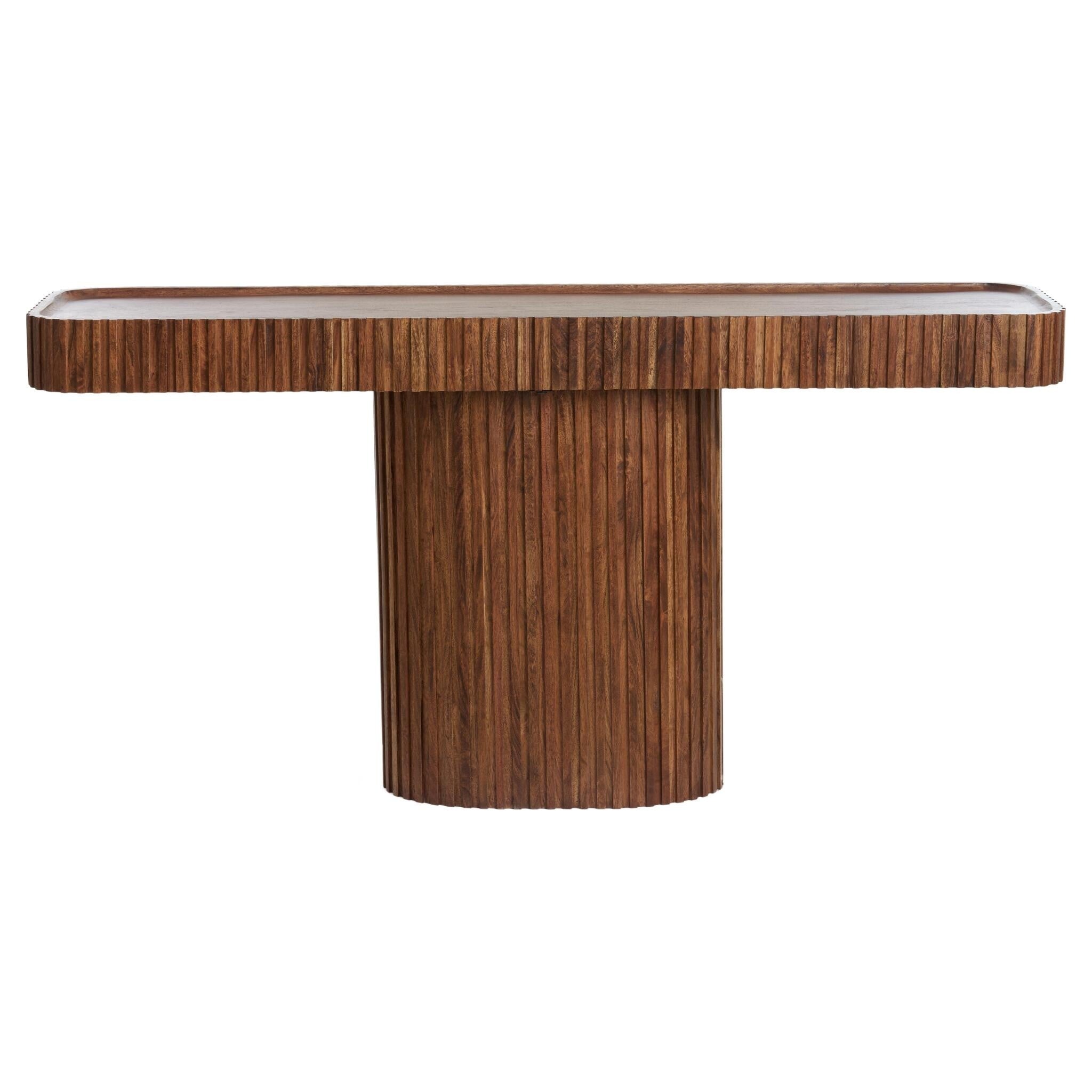 Konsolentisch KIOTO von Light &amp; Living aus braunem Akazienholz