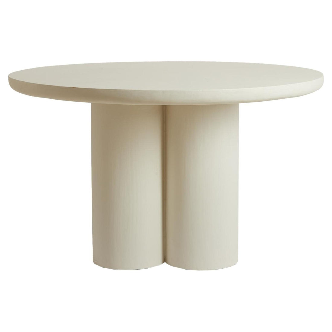 Runder Esstisch MIZUHO Ø130 cm in Crème von Light & Living