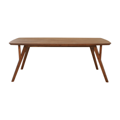 Design Esstisch aus massivem Holz für mehrere Personen