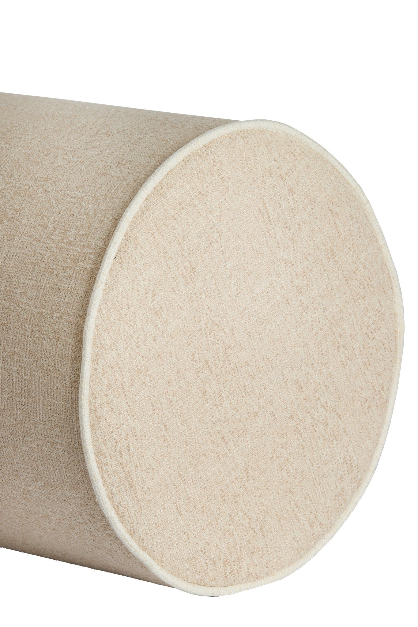 Runder Sitzpouf ROSIN von Light &amp; Living in Beige und Creme