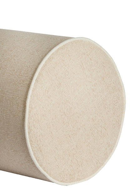 Runder Sitzpouf ROSIN von Light &amp; Living in Beige und Creme