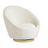 Loungesessel ETHER SWIVEL CHAIR, Bergamo Snow