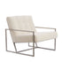 Loungesessel GENEVE boucle cremeweiß 81x71x70cm