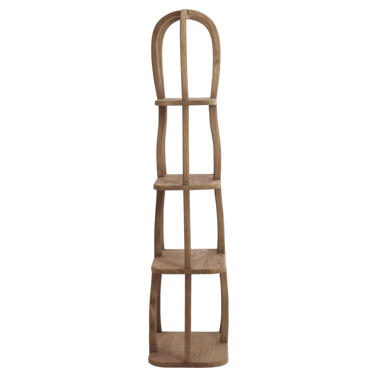 Designerregal in warmem Grau-Braun von Light &amp; Living