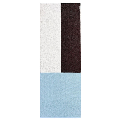 Jacquardgewebter Color Block Teppich in Kiwi und Pink für Innen und Außen