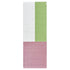 Jacquardgewebter Color Block Teppich in Kiwi und Pink im Format 70x200 cm