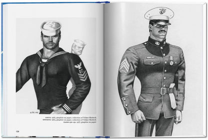 Marine Soldat Illustration im typischen Stil von Tom of Finland Buch