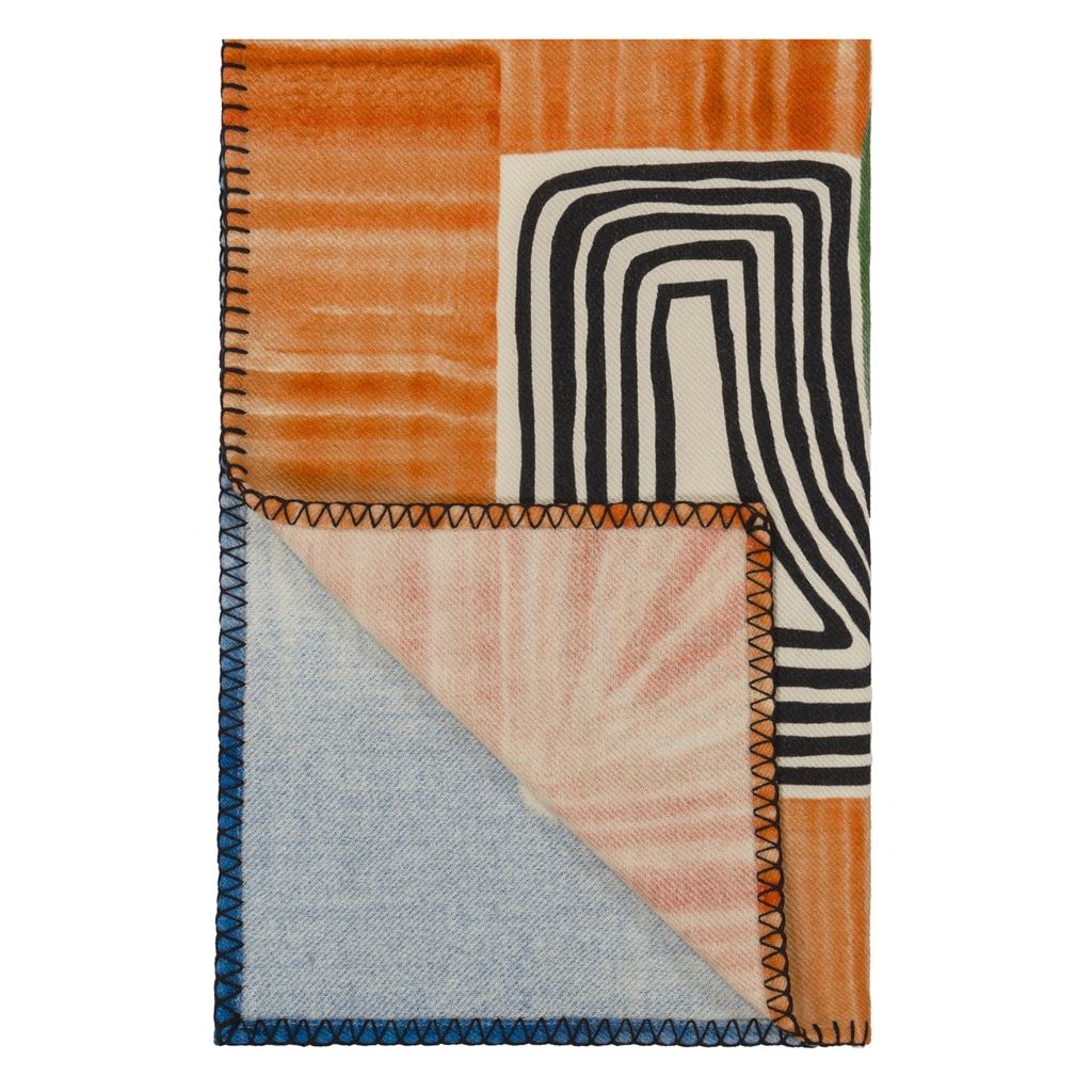 Merino-Wolle Decke CYPRES von Christian Lacroix