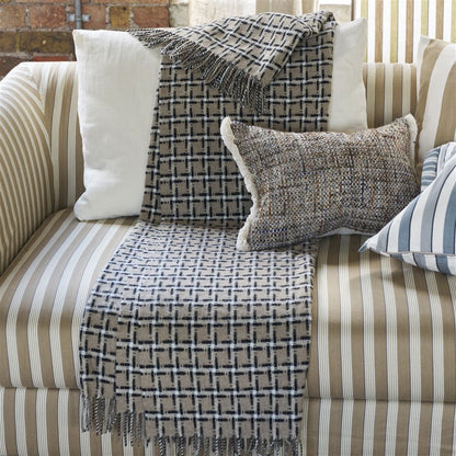 Merinowolle Decke CLARENDON NATURAL von Designers Guild