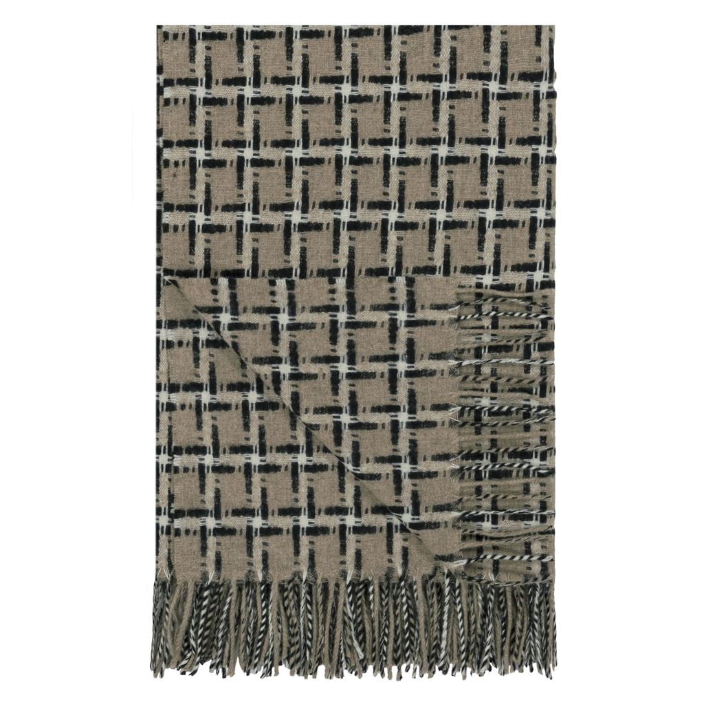 Merinowolle Decke CLARENDON NATURAL von Designers Guild