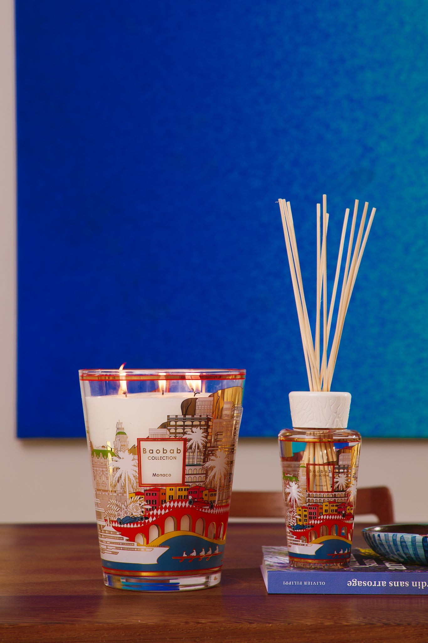 Scented candle with citrus Monaco MAX 24 by Baobab Collection