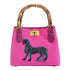 Samttasche BAMBOO PINK – der Marke Ortigia Sicilia