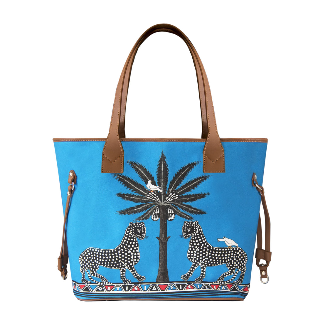 Tote Bag GATTOPARDO BLUE von Ortigia Sicilia