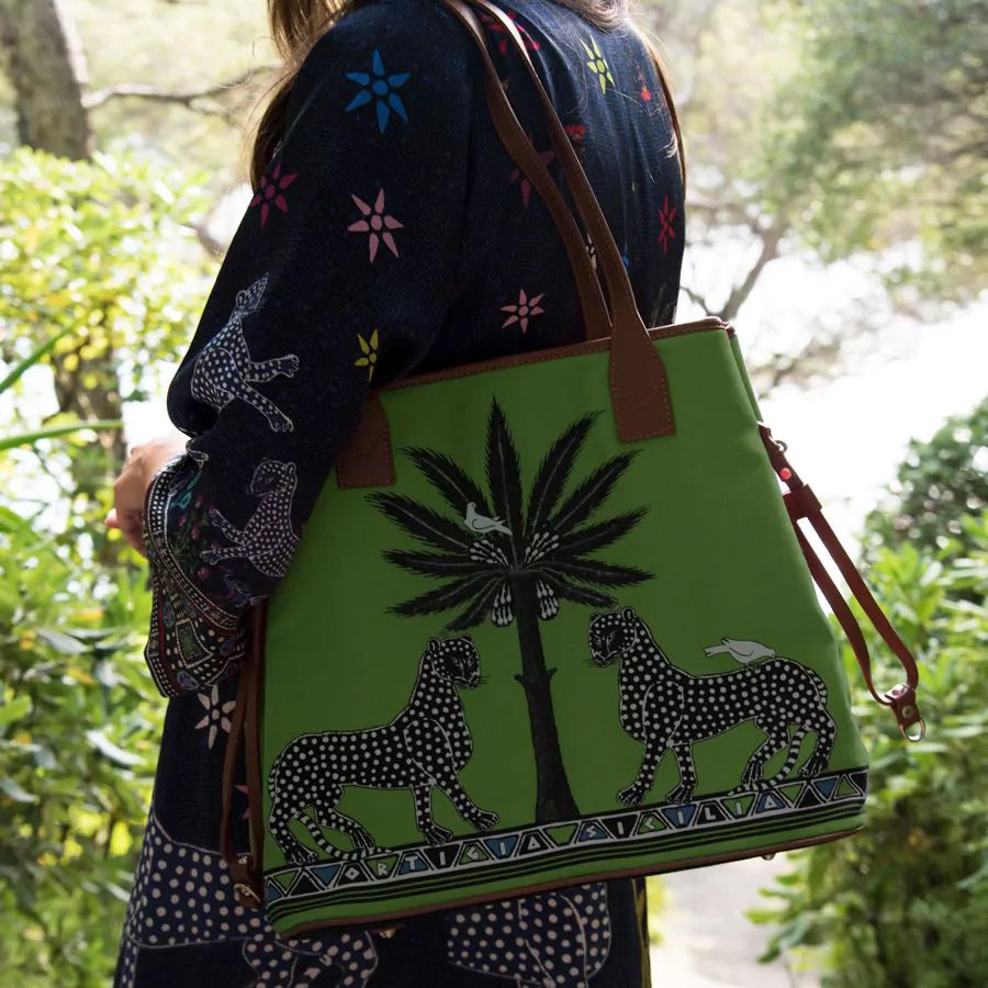Tote Bag GATTOPARDO GREEN von Ortigia Sicilia