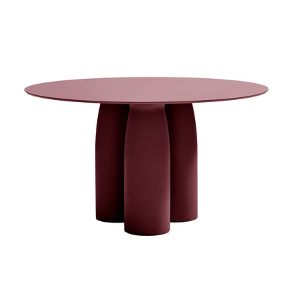 Outdoor-Esstisch TOTO Ø130 cm von Qeeboo Indian Red