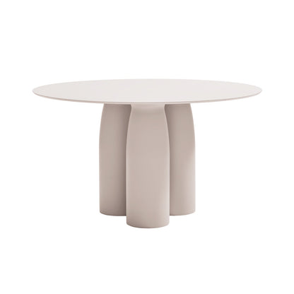 Outdoor-Esstisch TOTO Ø130 cm von Qeeboo Warm White