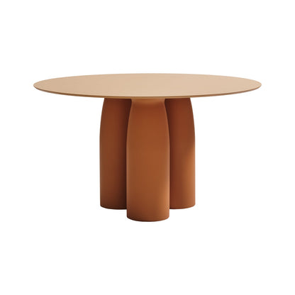 Outdoor-Esstisch TOTO Ø130 cm von Qeeboo Yellow Canary
