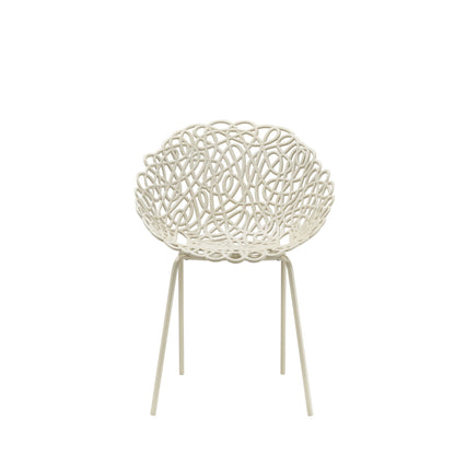 In- und Outdoorstuhl BACANA im 2er-Set von Qeeboo in Ivory