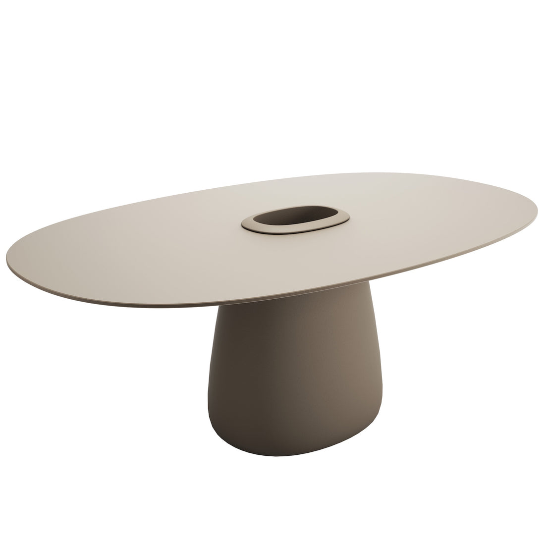 Mesa Cobble 190, para uso interior y exterior en 3 colores