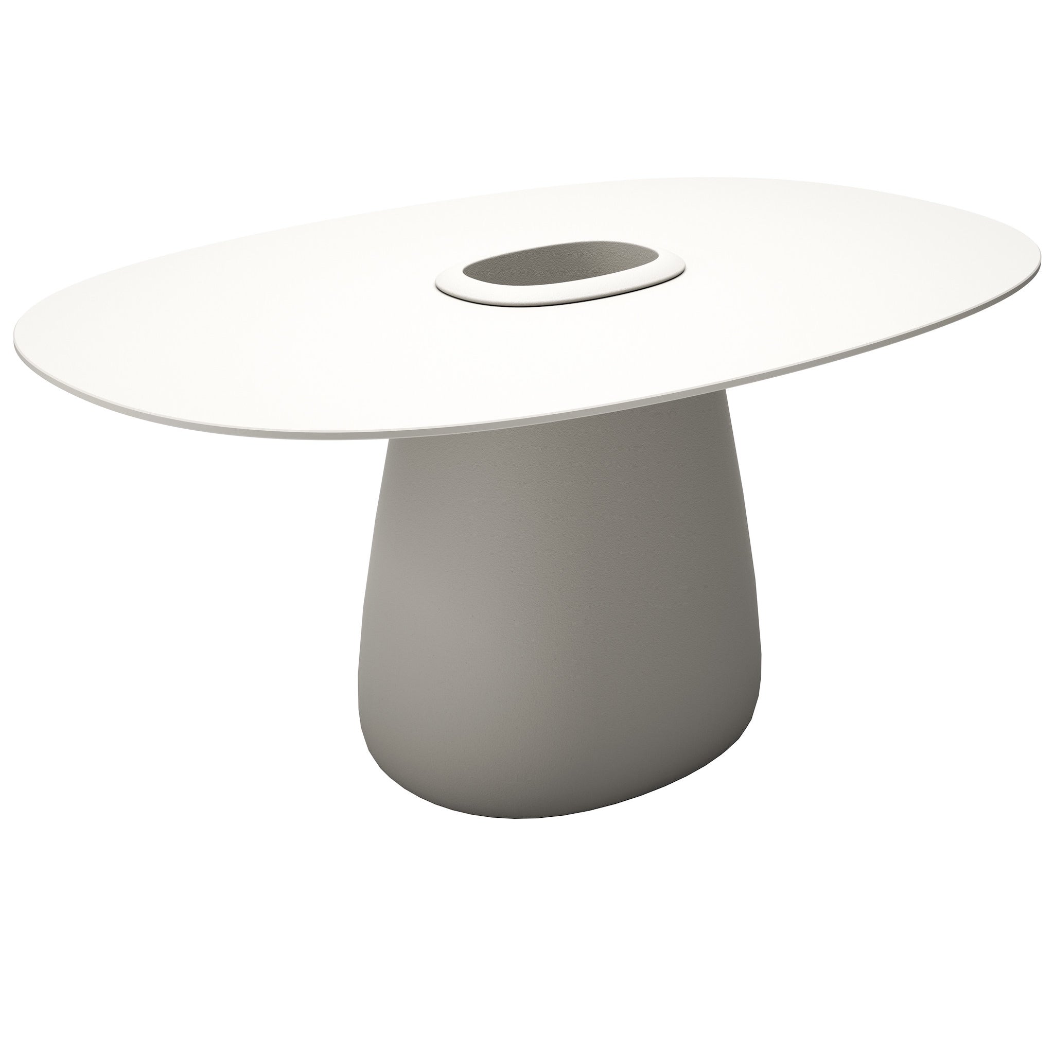 Mesa Cobble 160, para uso interior y exterior en 3 colores