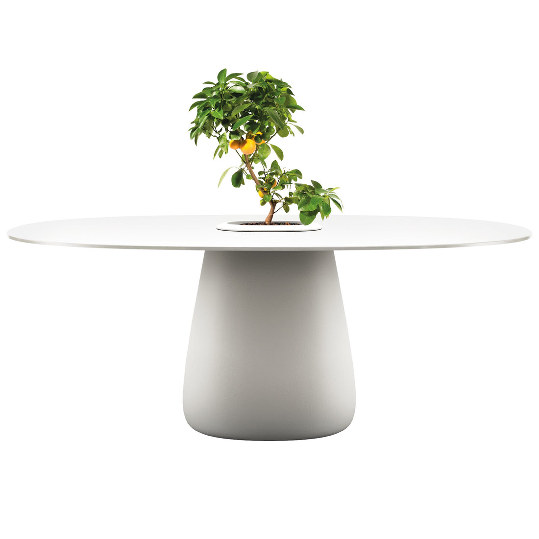 Mesa Cobble 190, para uso interior y exterior en 3 colores