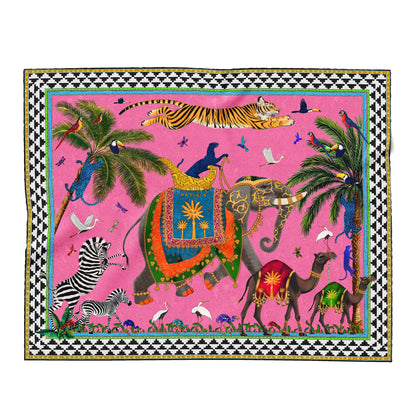 Pareo FLYING TIGER in Pink von Ortigia Sicilia
