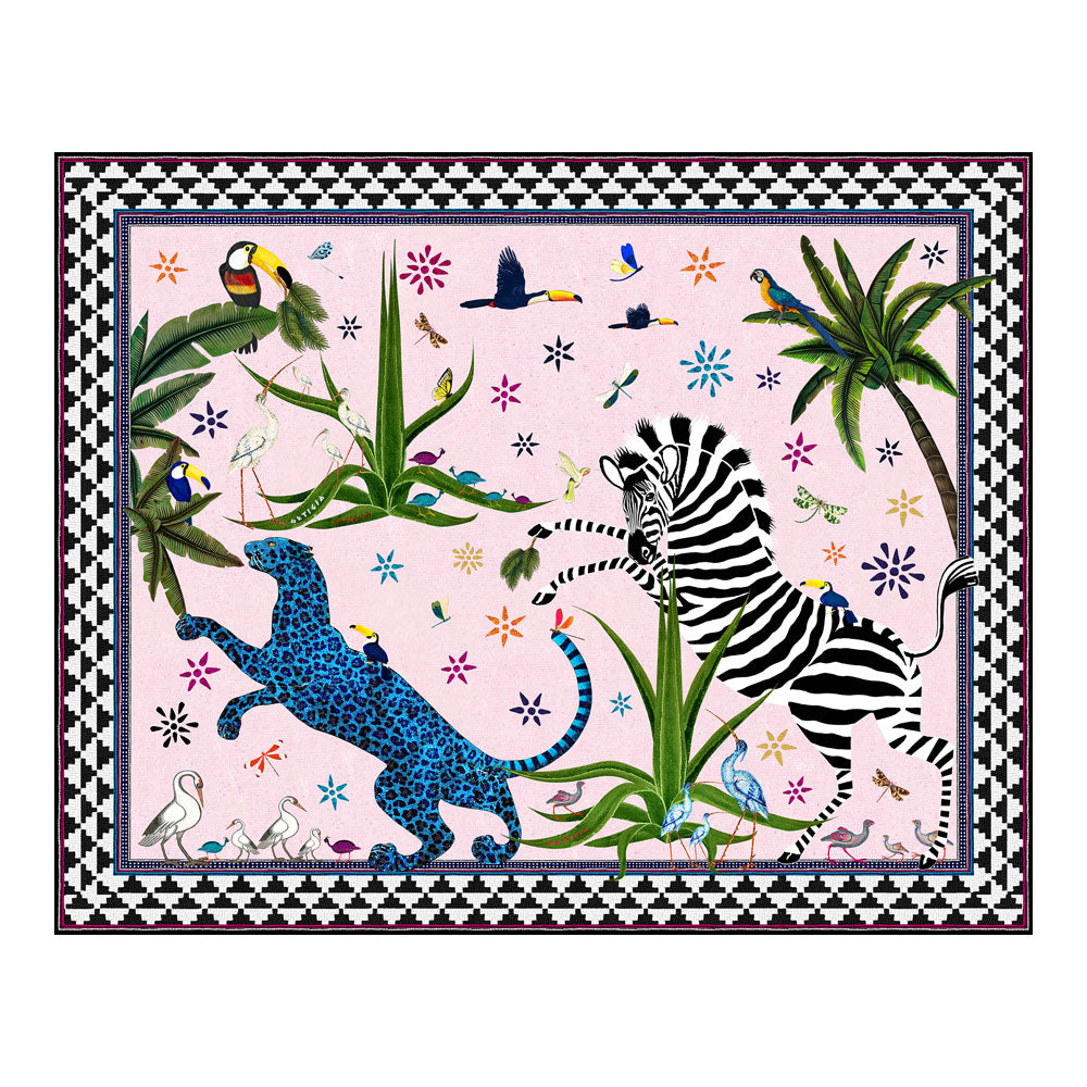 Pareo mit Motiv Flora und Fauna