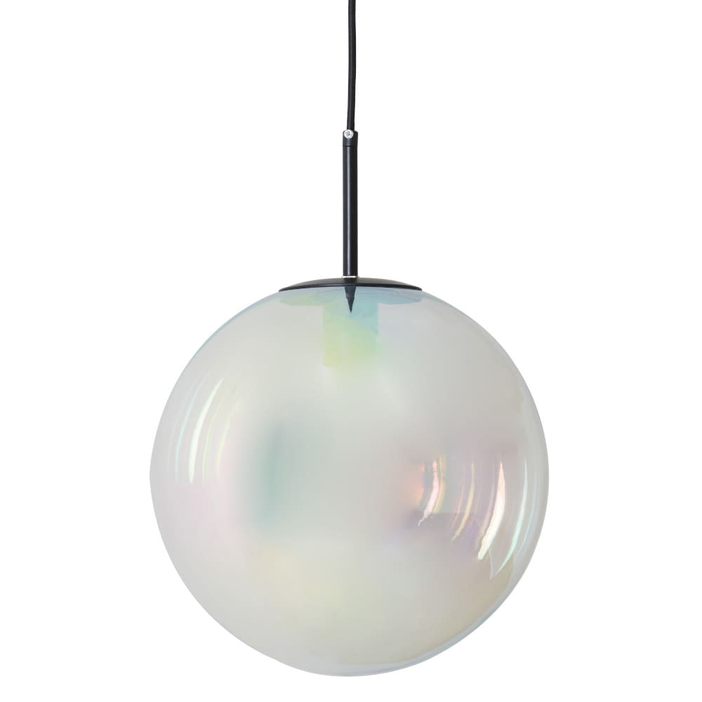 Pendelleuchte MEDINA Regenbogen Perle Ø30 cm