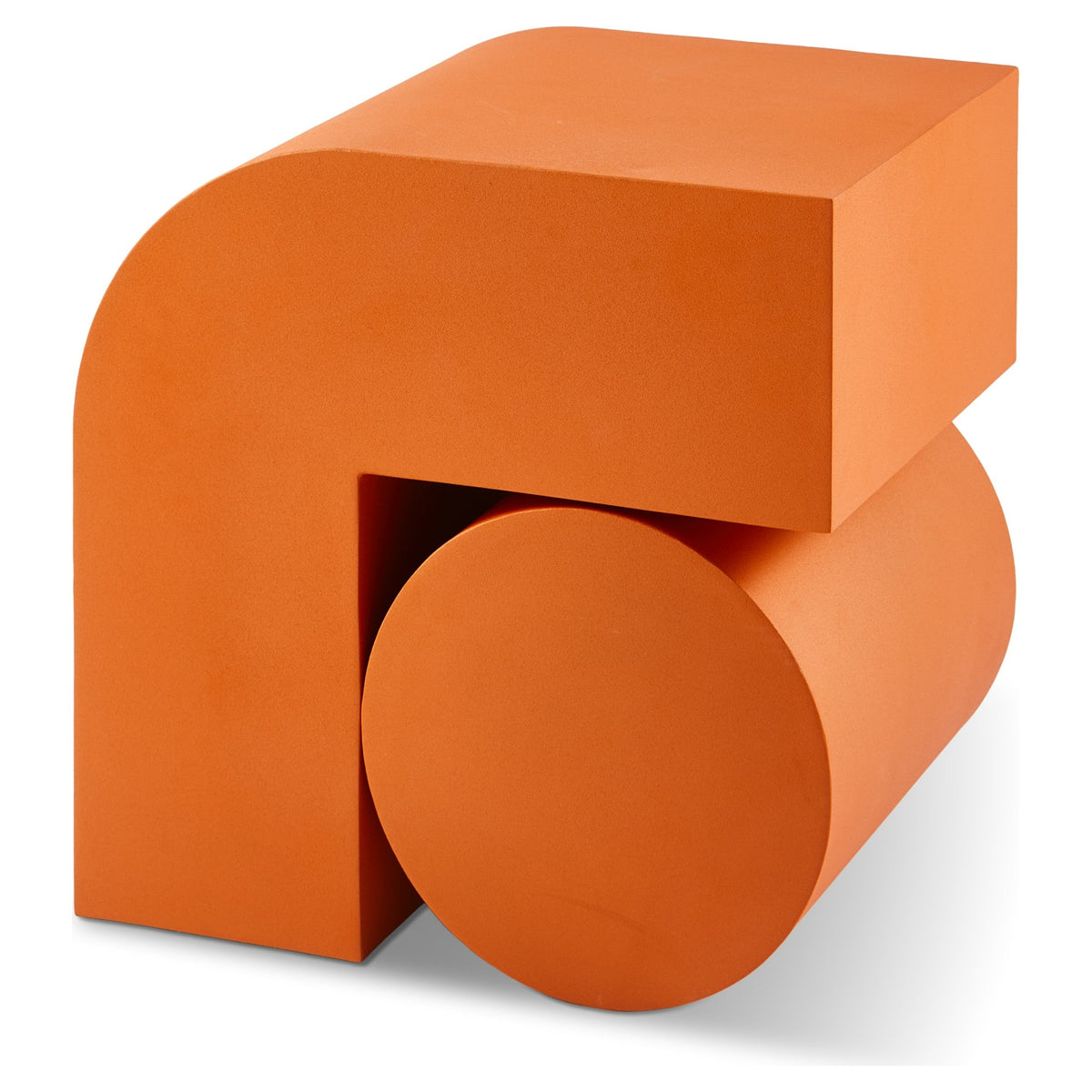 KOMBO orange side table by Polspotten