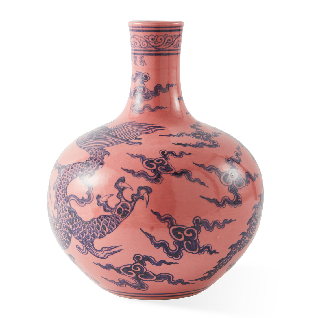 Polspotten Dragon Ball Body Vase aus handbemaltem Porzellan