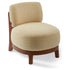 Fizz Lounge Chair mit sanftem Stoffbezug und großzügiger Polsterung