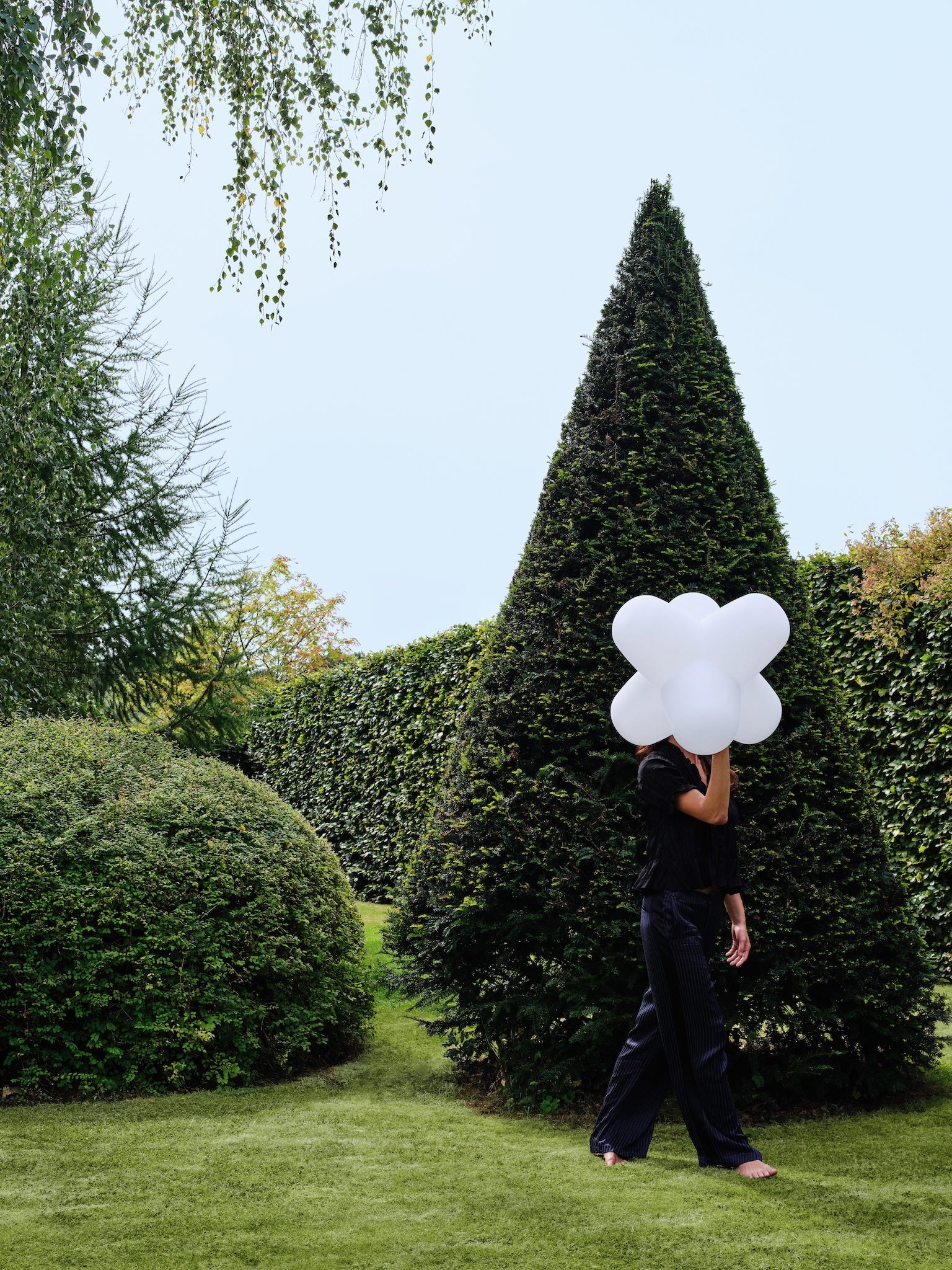 Jack Large Portable Light in Matte White - Garten Outdoor Leuchte