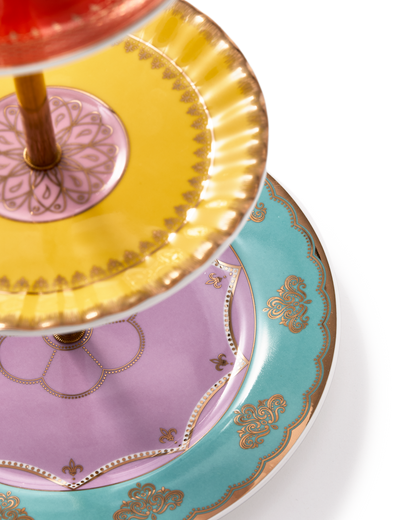 Etagere GRANDPA High Tea Set aus Porzellan