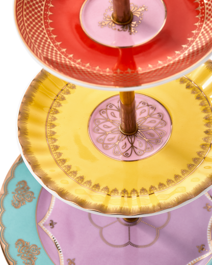 Etagere GRANDPA High Tea Set aus Porzellan