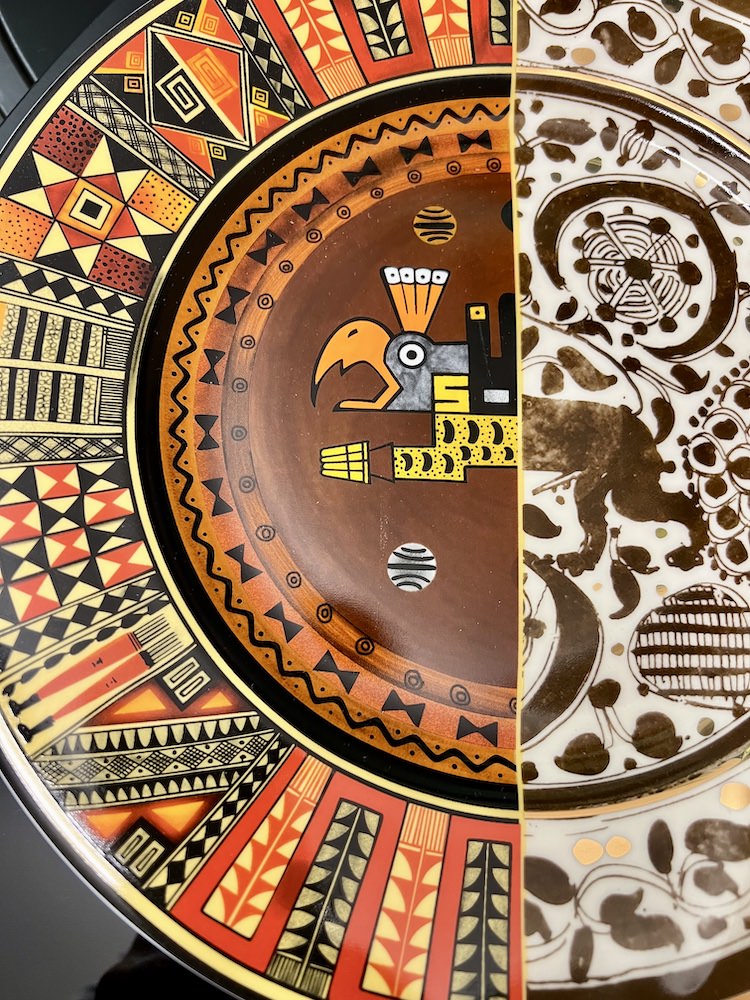 Teller HYBRID-MITLA /Porzellan