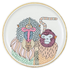 PRIMATES Dekoteller von Bosa, Keramik, G2, ø40 cm