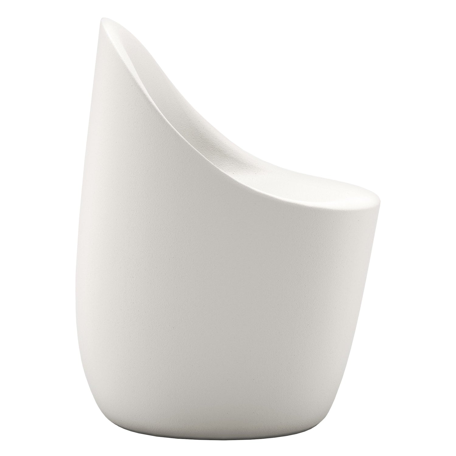 Outdoor Stuhl Cobble in weiss von Qeeboo