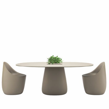 Cobble Table 190, for indoor &amp;amp; outdoor use in 3 colors