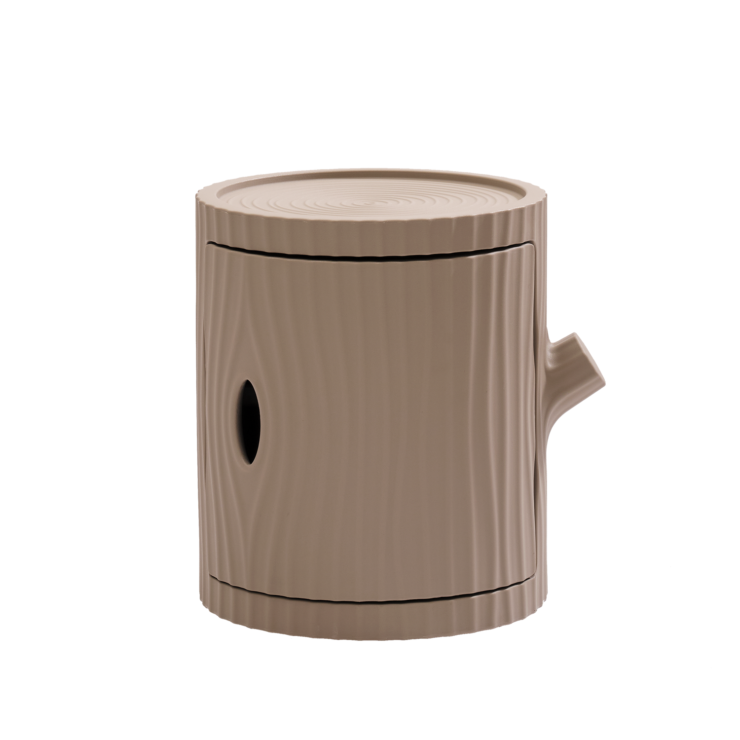 Moderner TRONCO Print-Beistelltisch als stilvolles Sitzmöbel