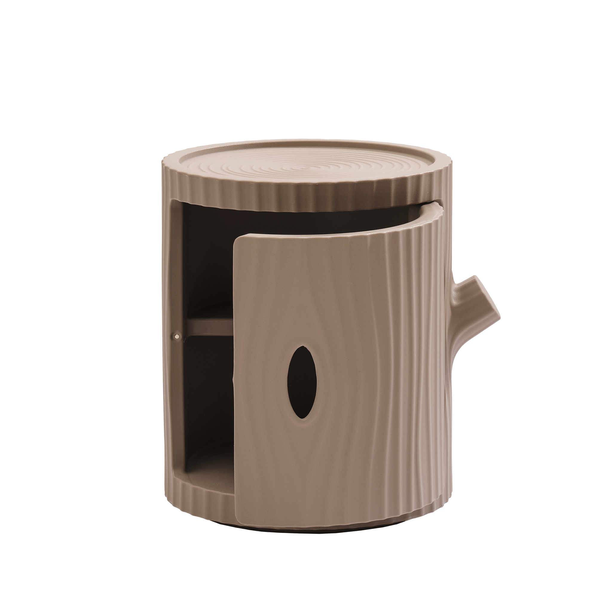 TRONCO Design-Beistelltisch mit auffälligem Print