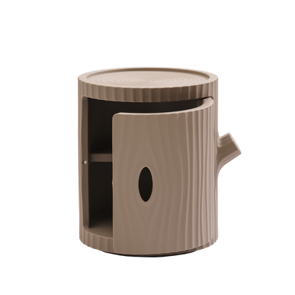 TRONCO Design-Beistelltisch mit auffälligem Print