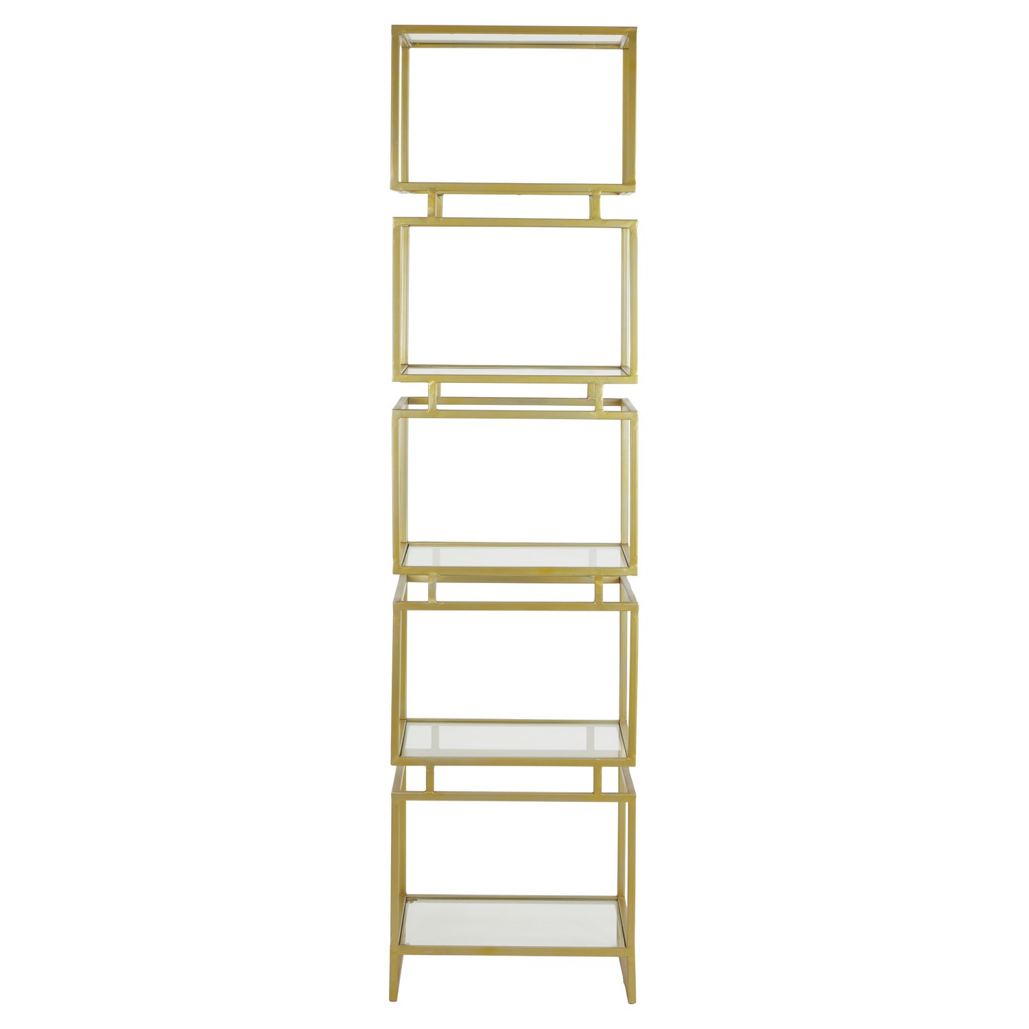 Moderner Schrank aus Metall und Glas, Modell "Lucambo".