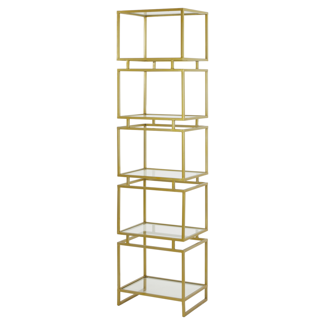 Antik-bronzenes Regal "Lucambo" von Light &amp; Living.