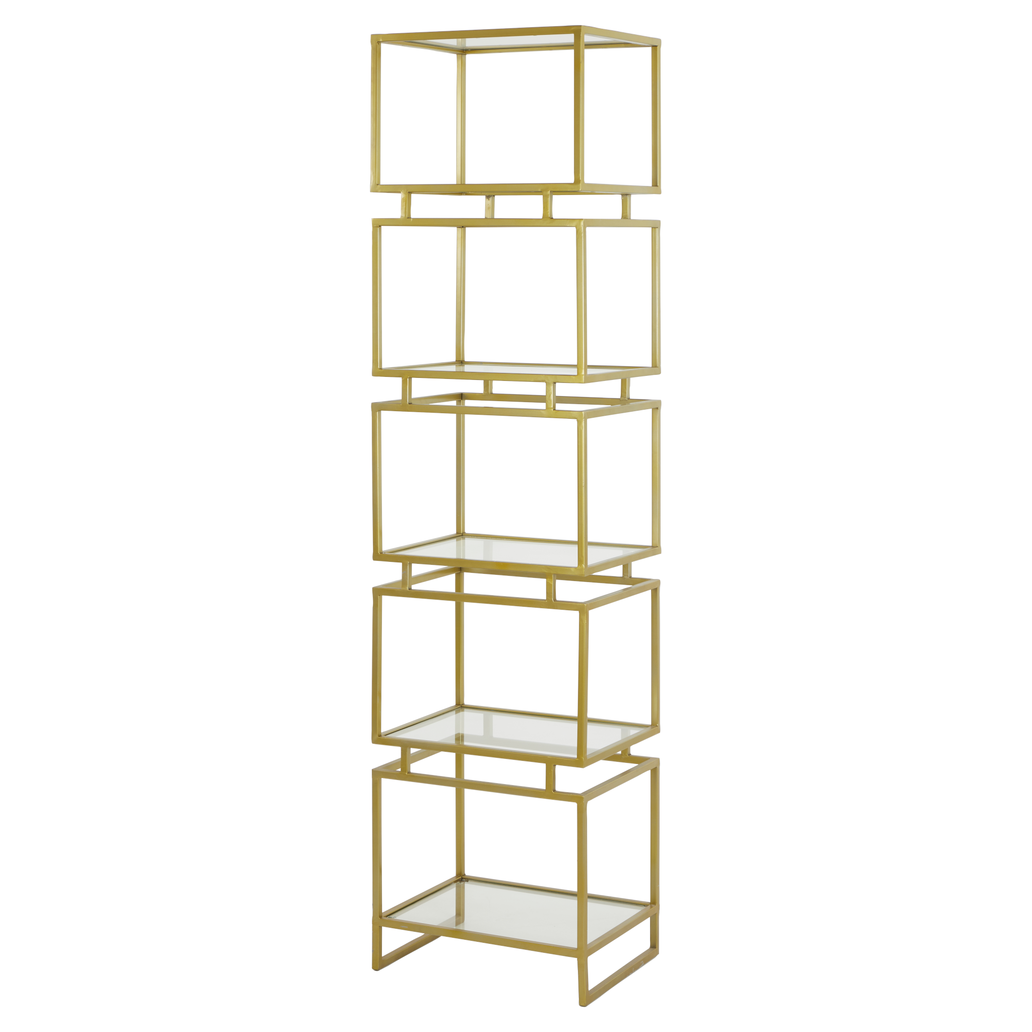 Antik-bronzenes Regal "Lucambo" von Light &amp; Living.