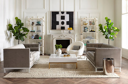Regal SIAM weiß, gold von Jonathan Adler